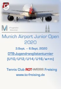 Dieses Jahr findet unser 2. Munich Airport Jugendturnier statt